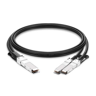 100g QSFP28 سے 2x 50g SFP28 غیر فعال براہ راست منسلک کاپر کیبل (DAC)