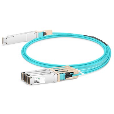 200g QSFP56 سے 4x 50g SFP56 ایکٹو آپٹیکل کیبل (AOC) ، 1M -20 m